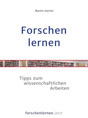cover image of Forschen lernen